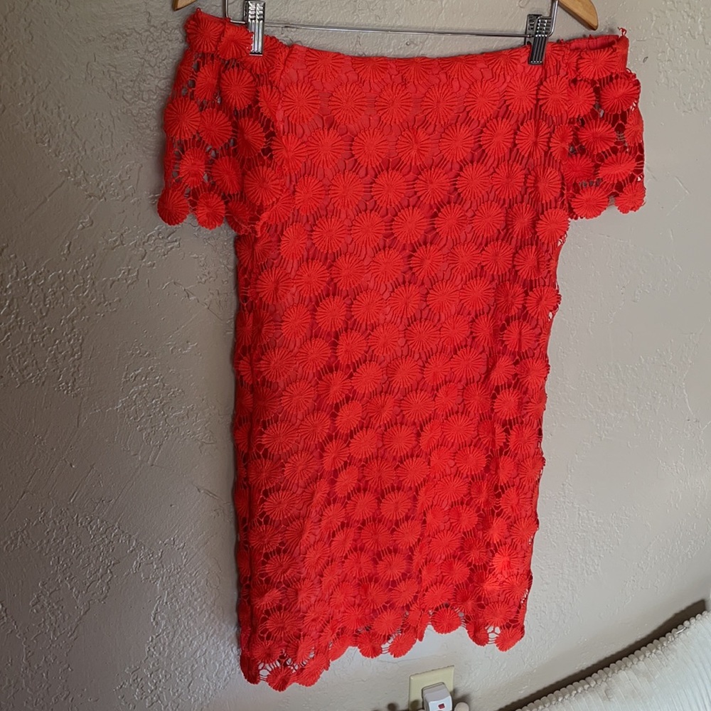 🦋Trina Turk Merengue Daisy Crochet Dress. Sz S. - Picture 6 of 7
